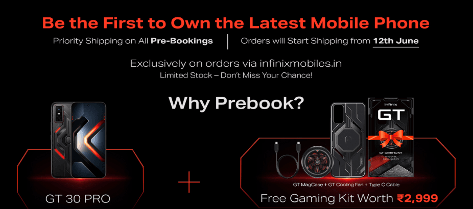 Infinix GT 30 Pro on Flipkart